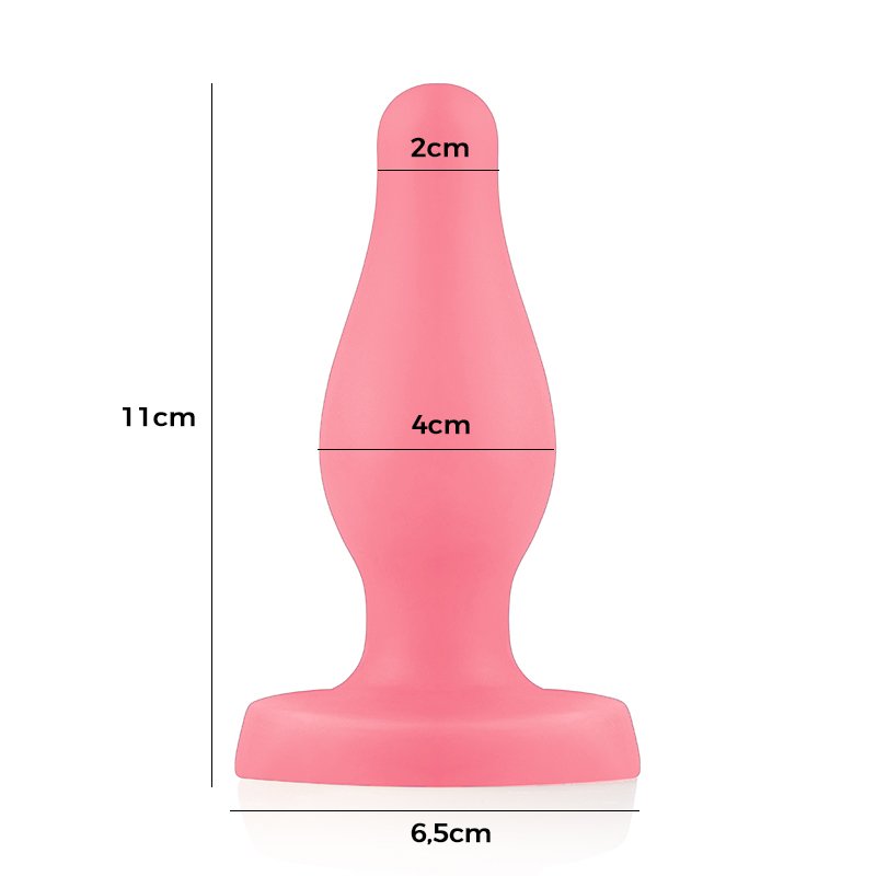Foto do produto Plug Anal com Ventosa 11x4cm