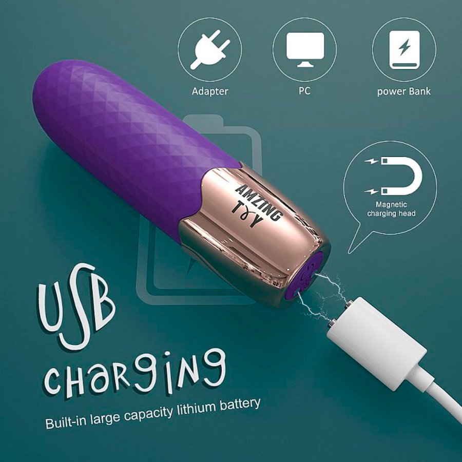 Foto do produto Cápsula Vibratória Recarregável - 9 Modos