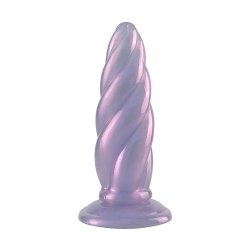 Plug Unicórnio 13 x 4cm - Roxo