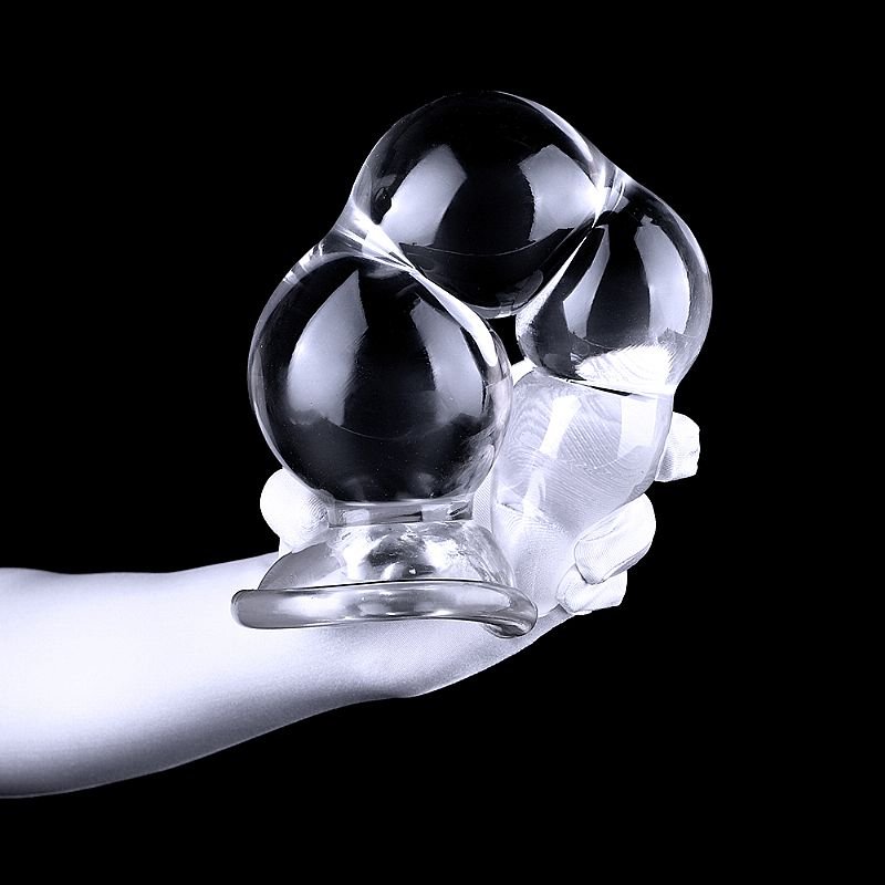 Foto do produto Plug Gigante em Silicone Transparente 20 x 8cm