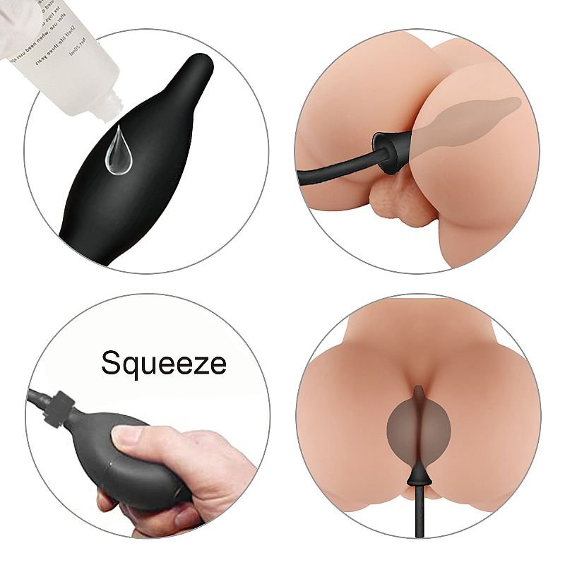 Foto do produto Plug Anal Inflável 11,5 x 3,5cm