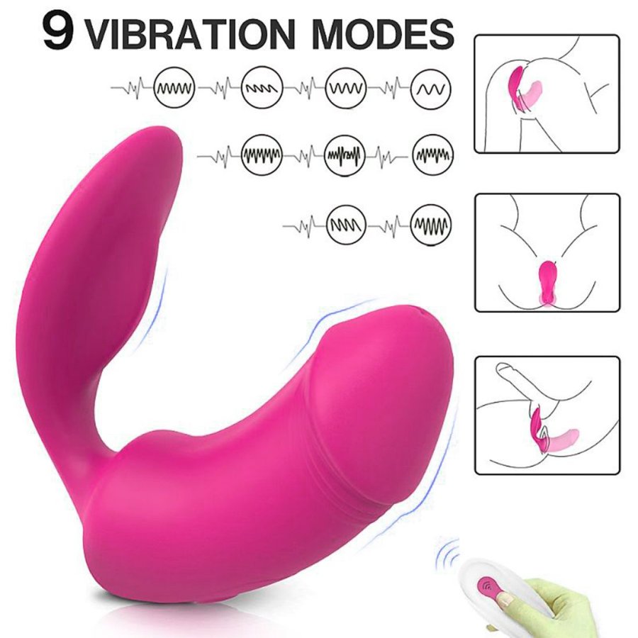Foto do produto Vibrador p/ Calcinha com Mini Pênis e Controle Remoto