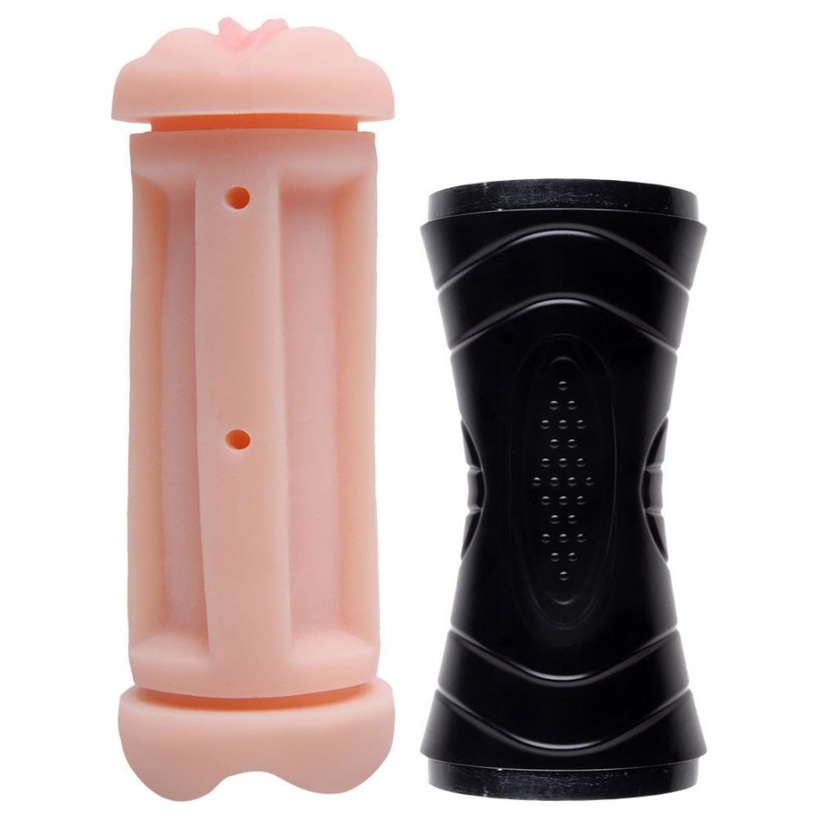 Foto do produto Masturbador Discreto Duplo Ânus e Vagina