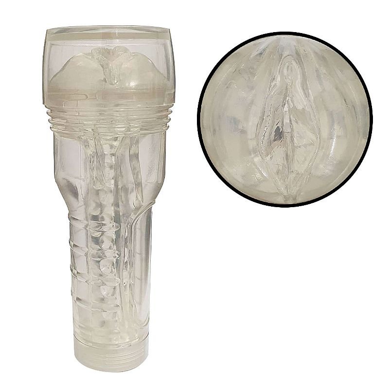 Foto do produto Masturbador Lanterna Transparente ( Estilo Fleshligth)