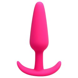 Plug Cônico Pink em Silicone 12 x 3cm