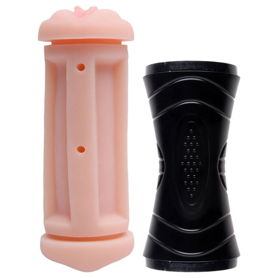 Foto do produto Masturbador Discreto Duplo Vagina e Boca