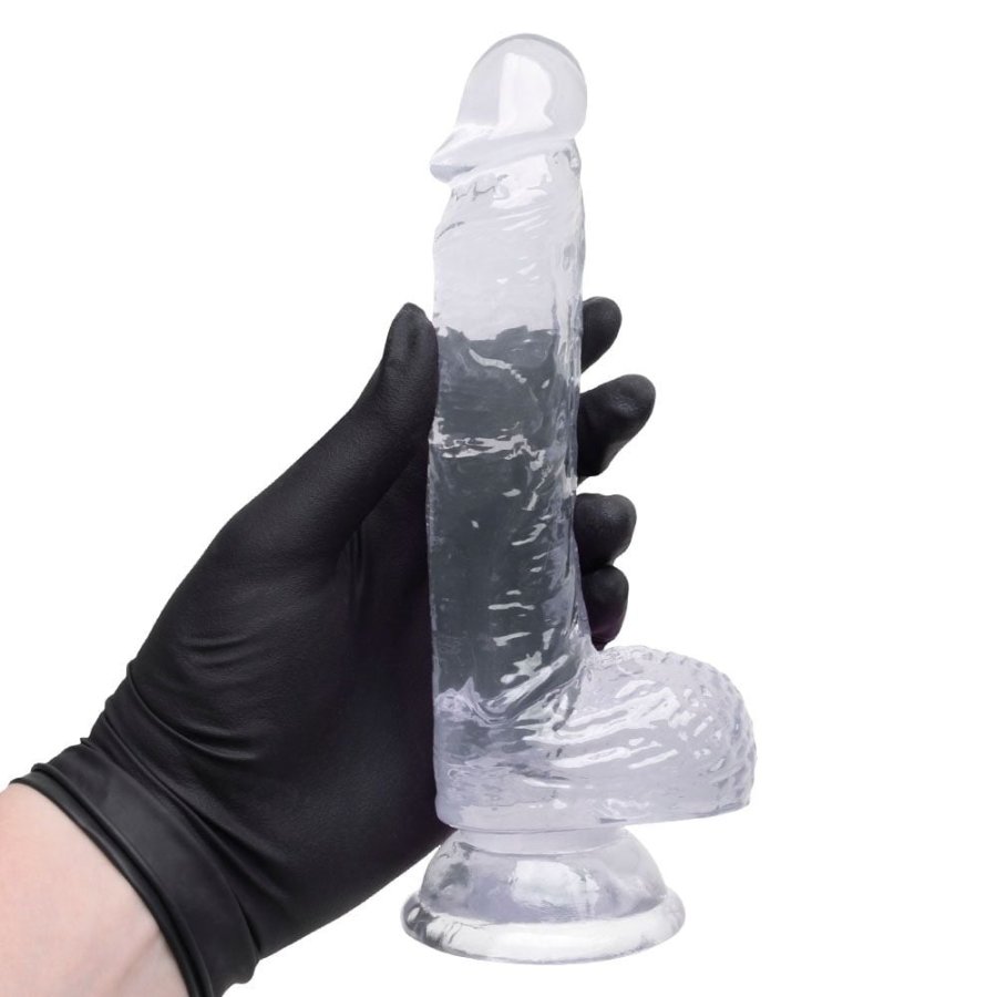 Foto do produto Pênis em Silicone Transparente 18 x 3,8cm