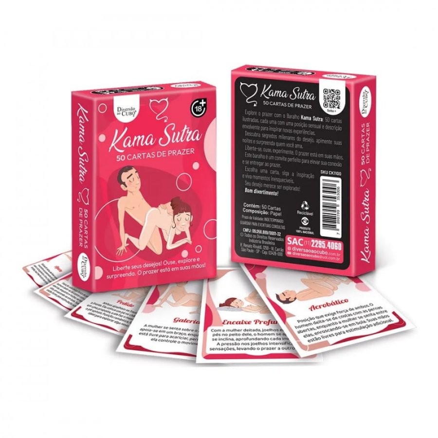 Foto do produto 50 Cartas do Prazer: Kama Sutra Ilustrado