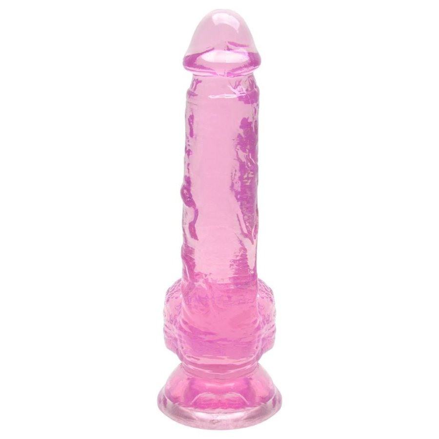Foto do produto Penis Rosa em Silicone Transparente 18 x 3,8cm