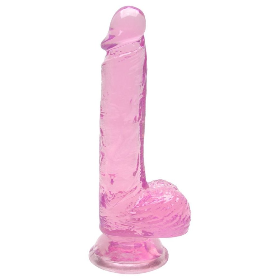 Foto do produto Penis Rosa em Silicone Transparente 18 x 3,8cm