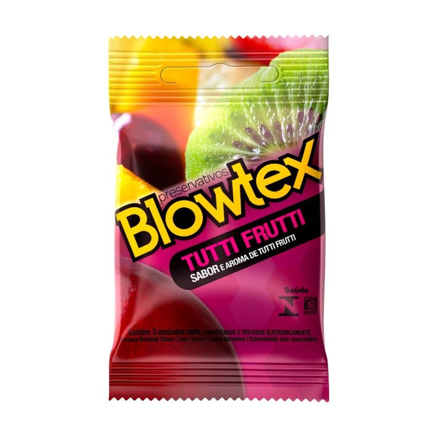 Foto do produto Preservativo Blowtex Tutti Frutti