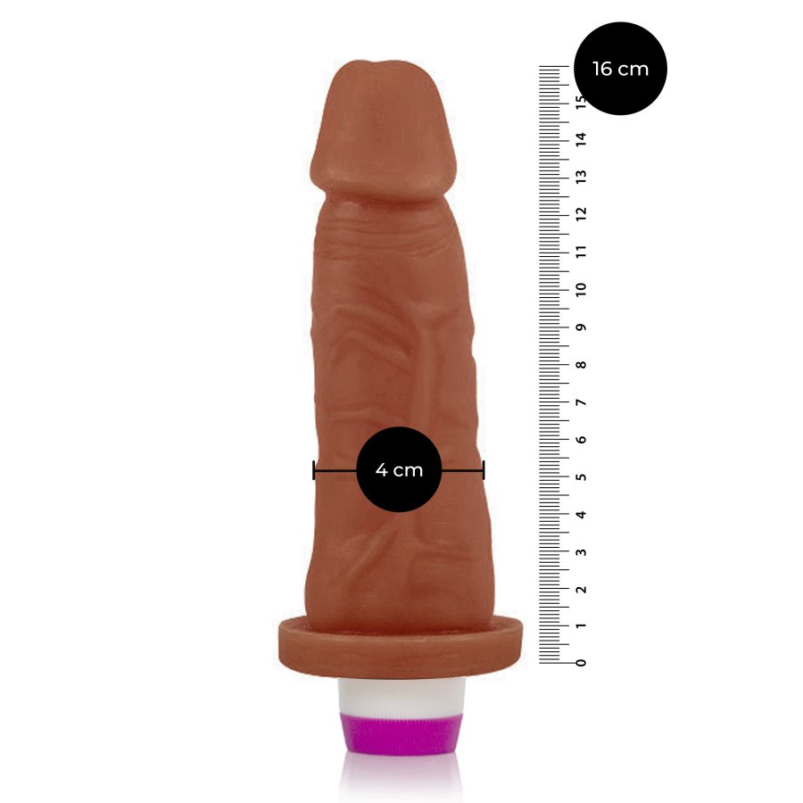 Foto do produto Pênis em Cyberskin com Vibração 16x4cm