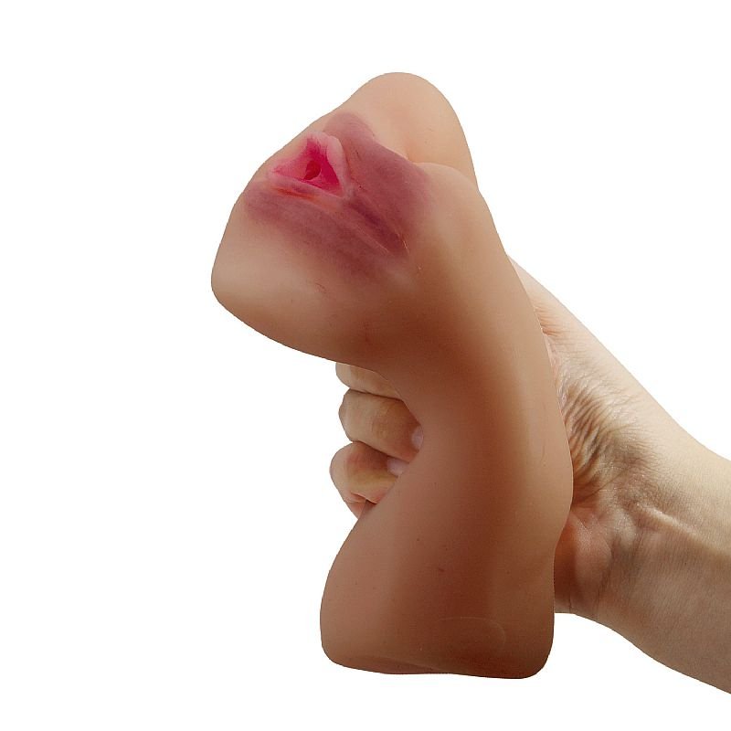 Foto do produto Caroline: Masturbador Vagina e Ânus em Baileskin