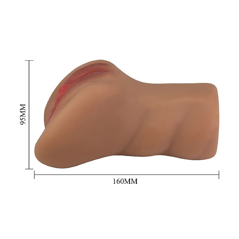 Foto do produto Caroline: Masturbador Vagina e Ânus em Baileskin