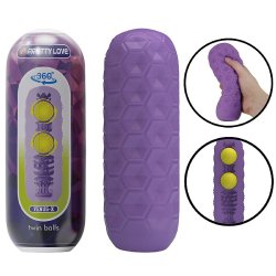 Vênus X : Masturbador Soft com 2 Bolas Massageadoras