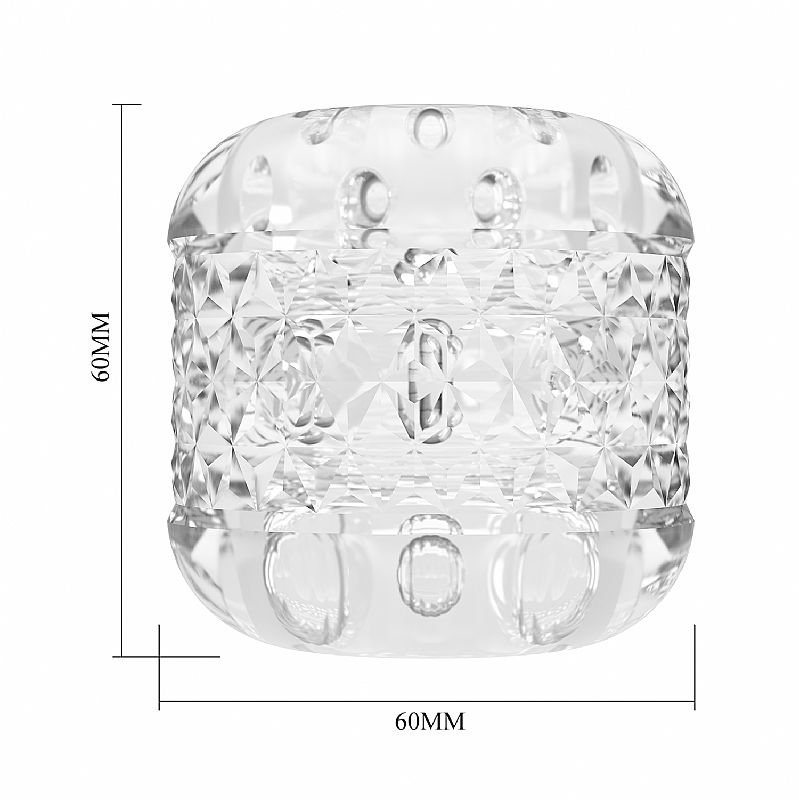 Foto do produto Mini Masturbador Vazado com Texturas