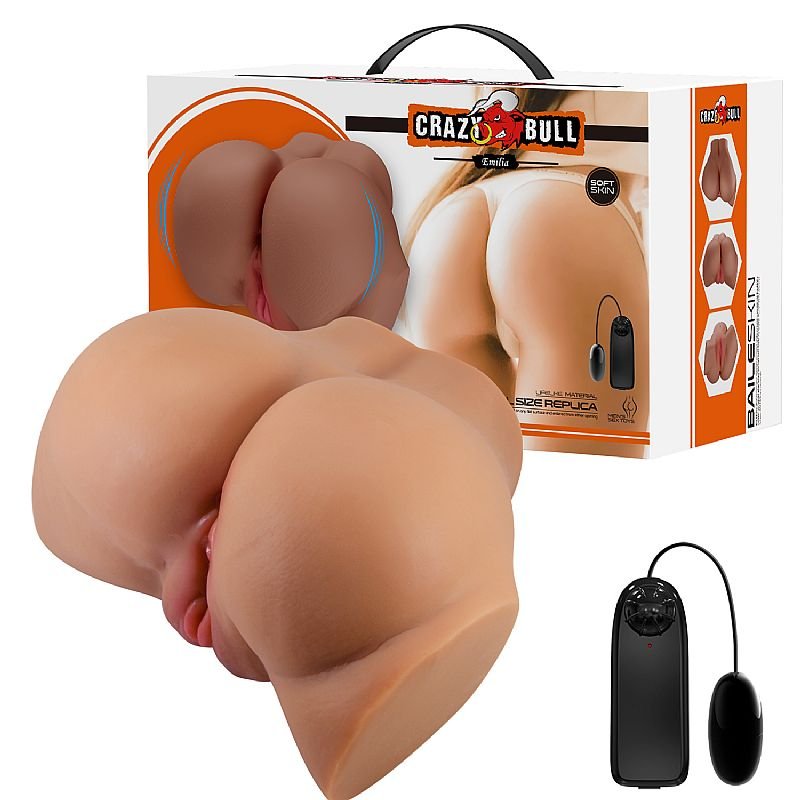 Foto do produto Emilia: Bundinha Morena com Vagina e Ânus em Baileskin