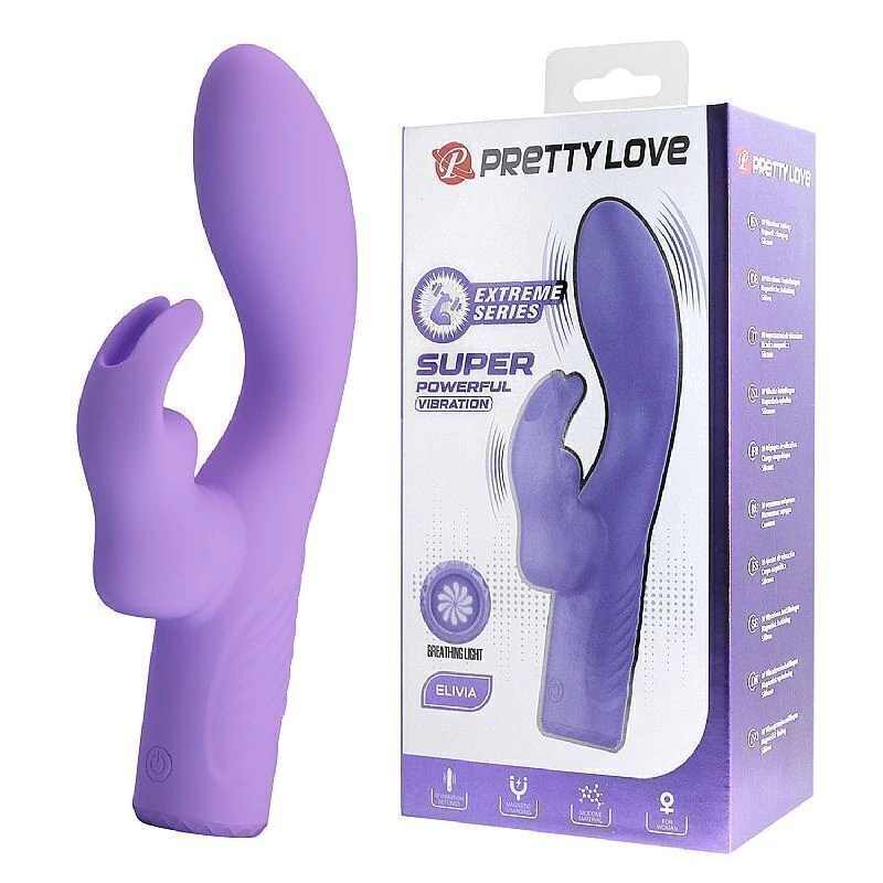 Foto do produto ELIVIA: Vibrador Rabbit Super Potente - 10 Modos