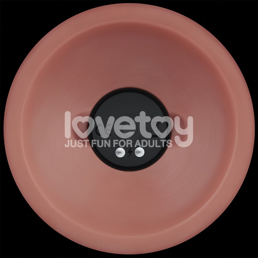 Foto do produto Pênis Dupla Densidade com Vibro e Ventosa 18 x 4cm