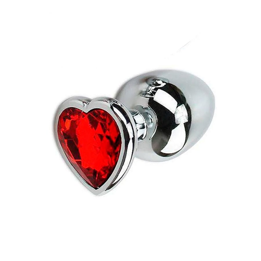 Foto do produto Plug Grande Coração - Vermelho