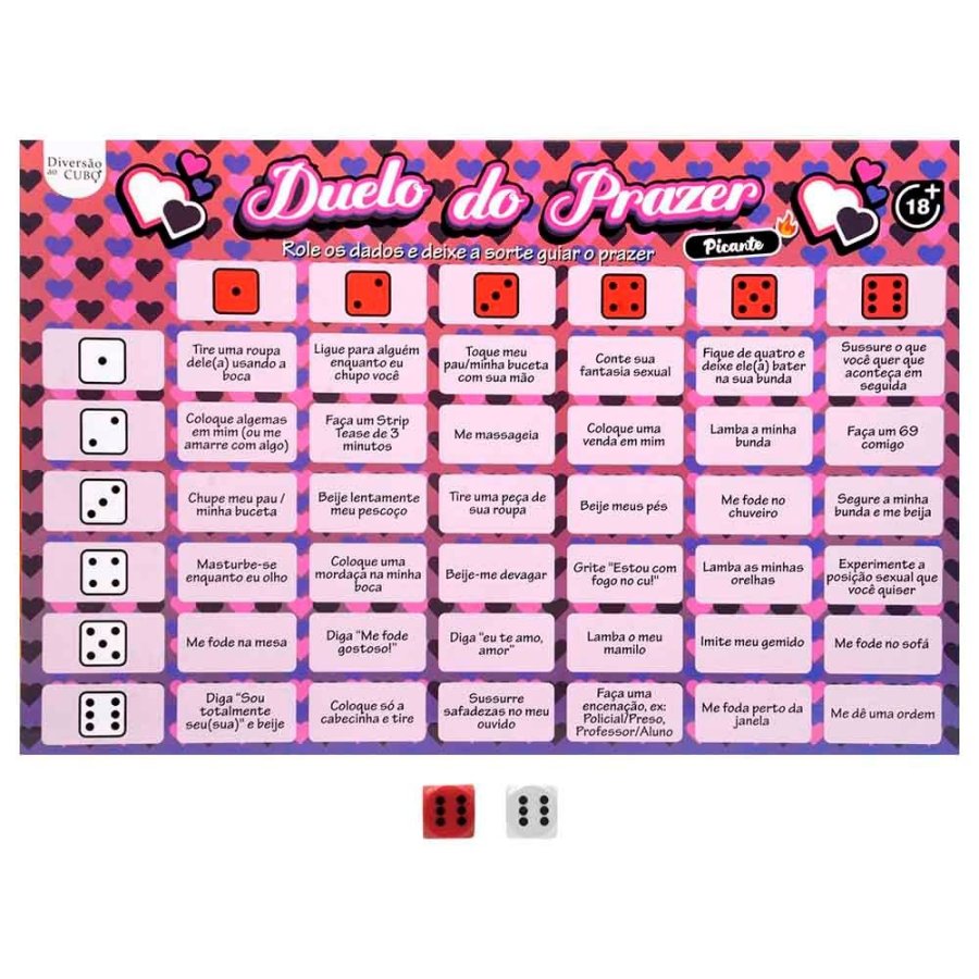 Foto do produto Joguinho de Casal - Duelo do Prazer (Picante)