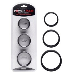 Kit com 3 Anéis Peniano em Silicone