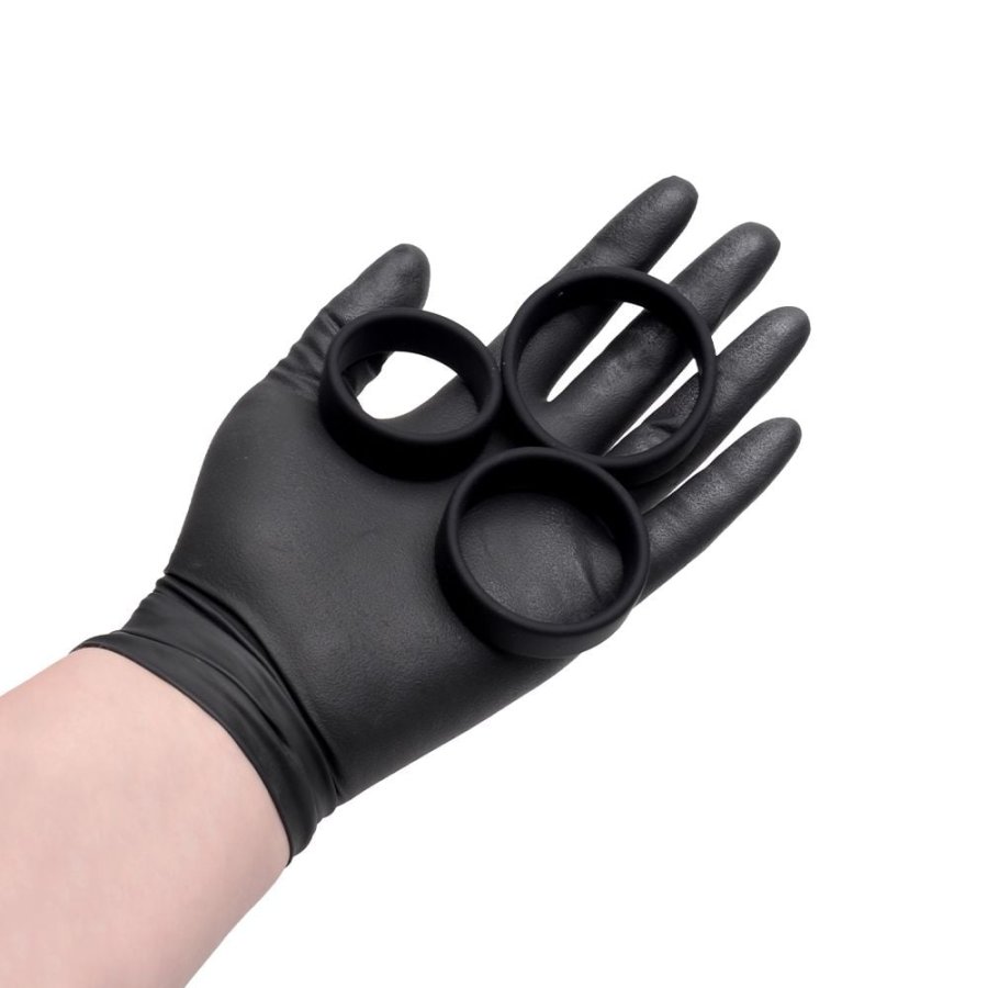 Foto do produto Kit com 3 Anéis Peniano em Silicone