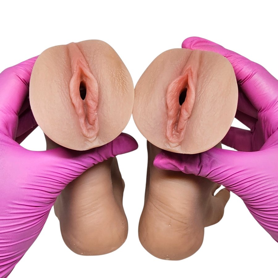 Foto do produto Masturbador Fetichista Pé Realístico com Vagina
