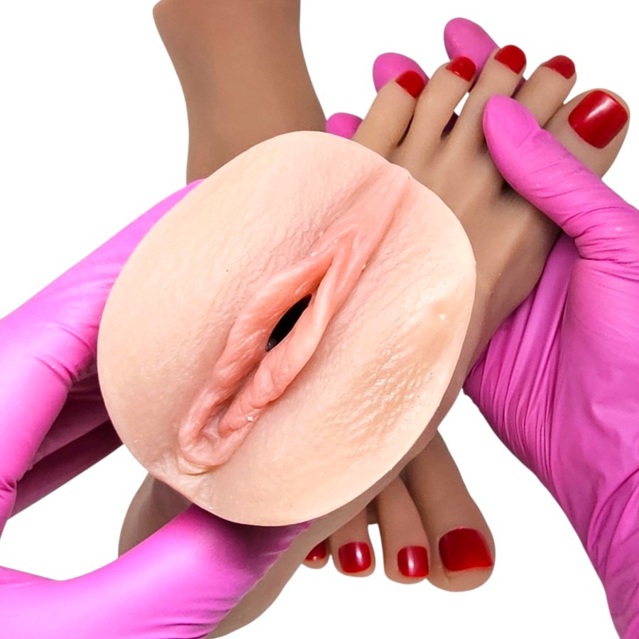 Foto do produto Masturbador Fetichista Pé Realístico com Vagina