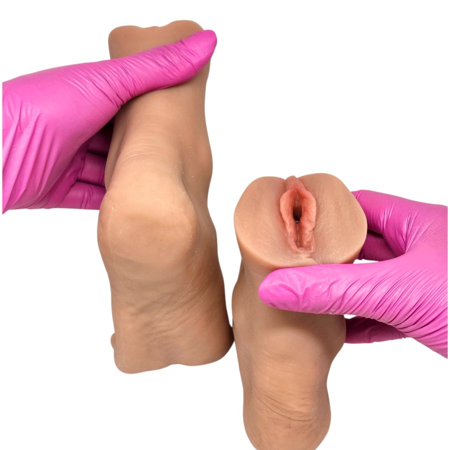 Foto do produto Masturbador Fetichista Pé Realístico com Vagina