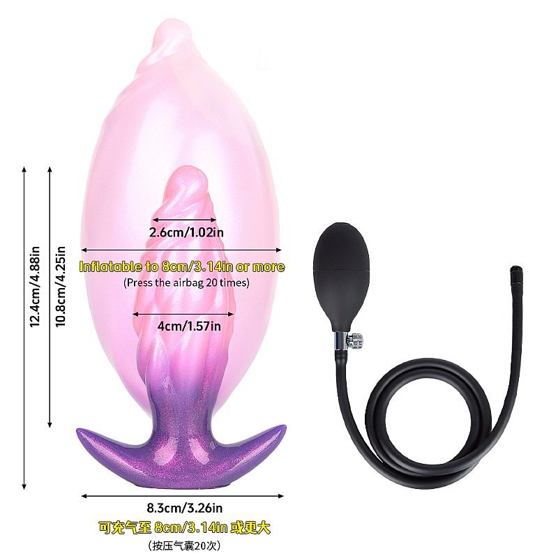Foto do produto Plug Anal Dragon em Silicone Inflável