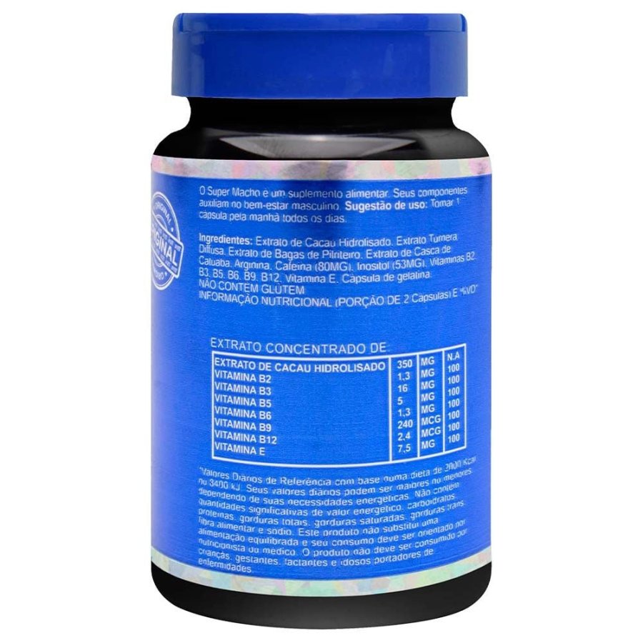 Foto do produto Super Macho Cápsulas Aumento de Performance Masculino