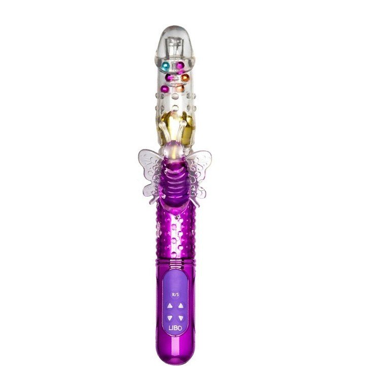 Foto do produto Vibrador Butterfly Rotativo e Vai e Vem