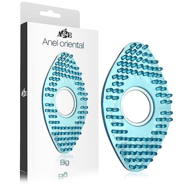 Foto do produto Anel Oriental Grande em Silicone - Azul