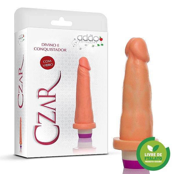 Foto do produto Pênis Realístico Czar com Vibro 17,5  x 4cm