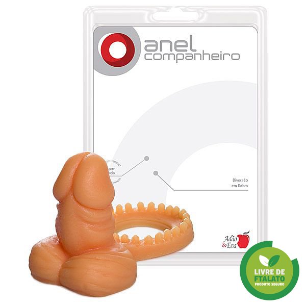 Foto do produto Anel Companheiro Mini Pênis 7 x 2,5 cm