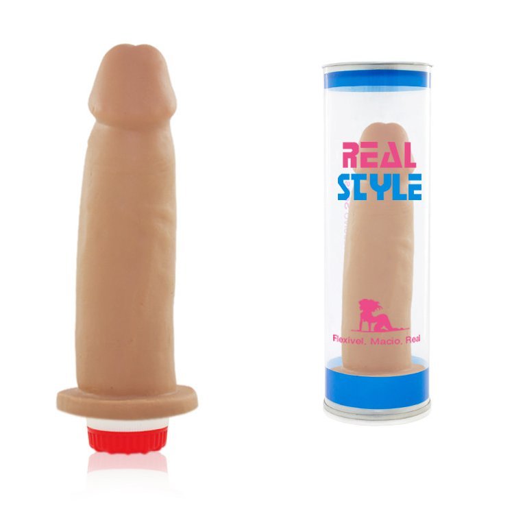Foto do produto Pênis com Vibro Peter Style 17x4cm
