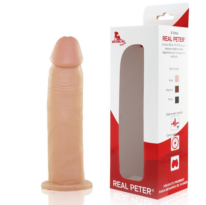 Foto do produto Pênis Realístico Peter Inusitado 19x4cm