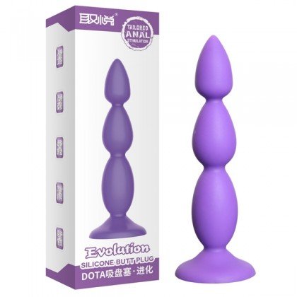 Foto do produto Plug Anal com Base Ventosa - Evolution Butt Plug
