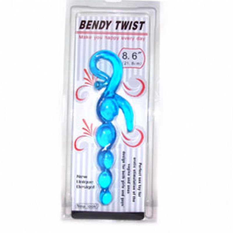 Foto do produto Plug Anal Esferas em Jelly Azul