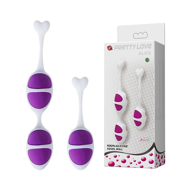 Foto do produto Bolas de Pompoar com Peso e Suporte de Silicone -