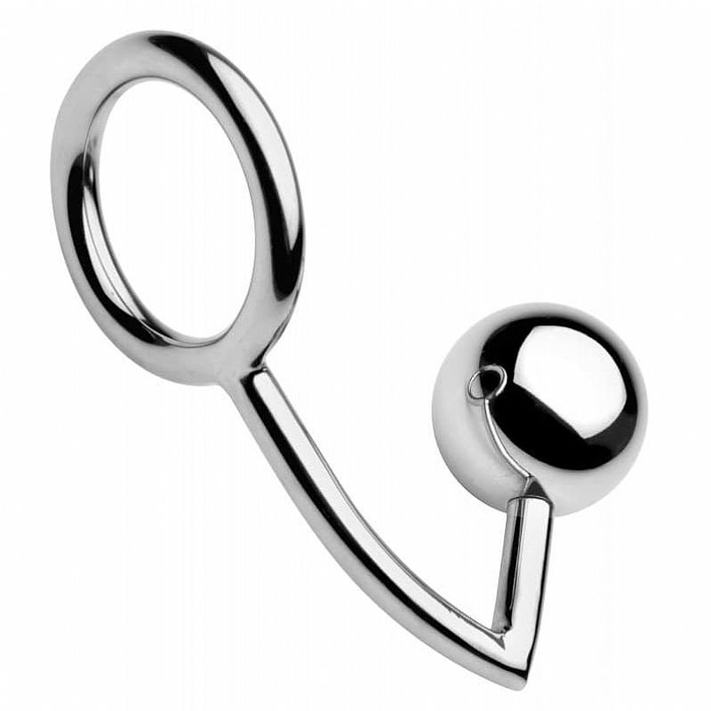 Foto do produto Anel Peniano com Plug Anal em Aço