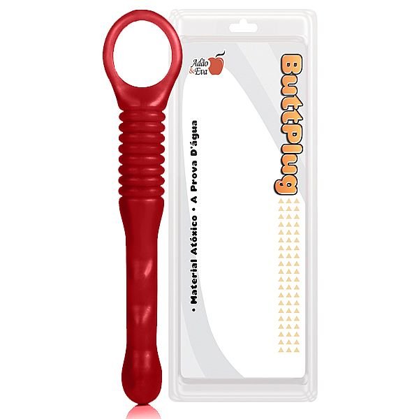 Foto do produto Plug Anal Estreito e Sinuoso 19cm