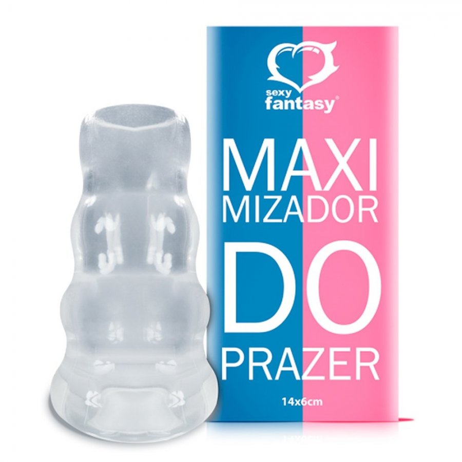 Foto do produto Capa Maximizador do Prazer 2x1 em Silicone