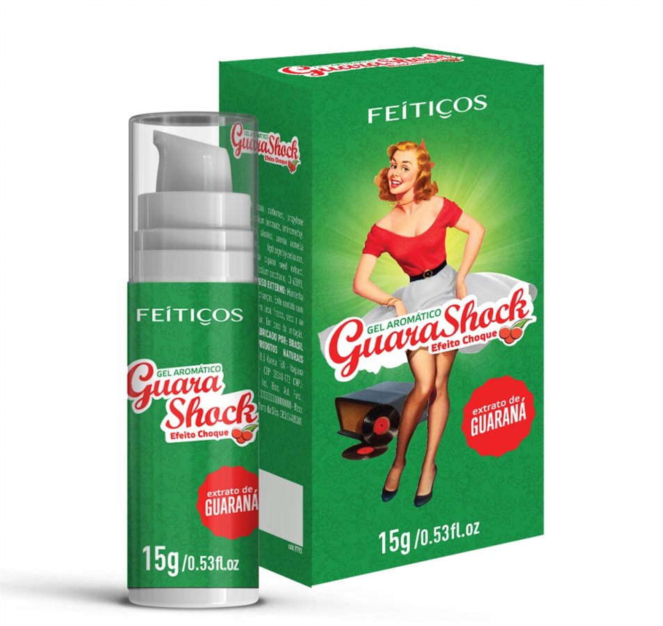 Foto do produto Gel Eletrizante Guara Shock  - Efeito Choque 15g