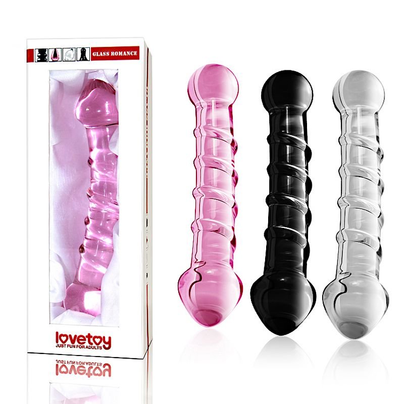 Foto do produto Dildo de Vidro Espiral Rosa