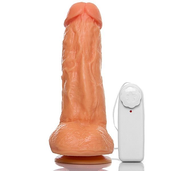 Foto do produto Pênis Real. Kong com Vibro 19,5 x 5,5cm