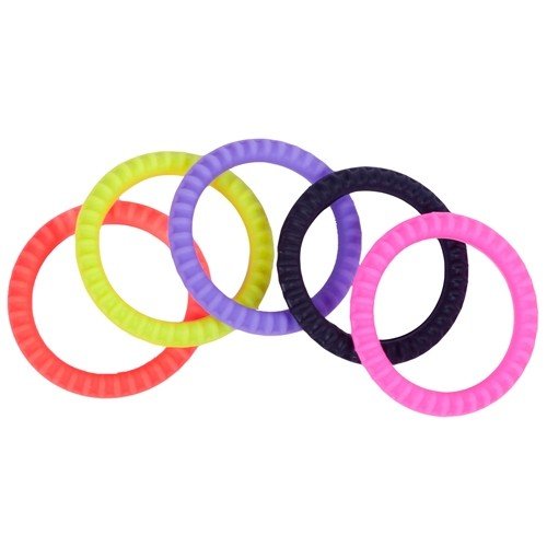 Foto do produto Kit de 5 Anéis em Silicone