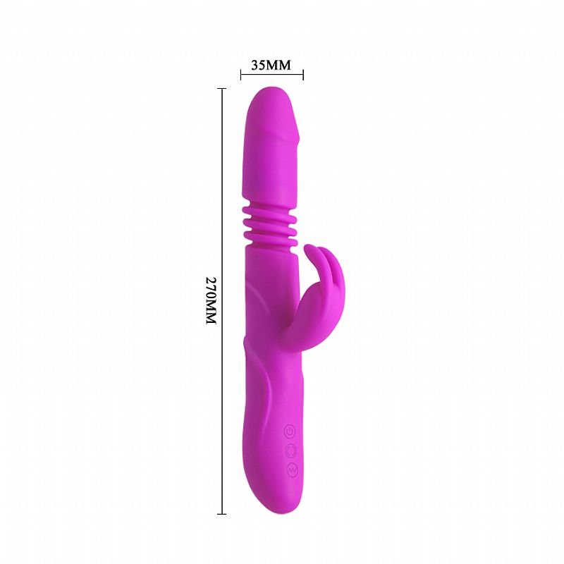 Foto do produto Vibrador Pretty Love Ward  - Vai e Vem, Rotativo e Recarregável