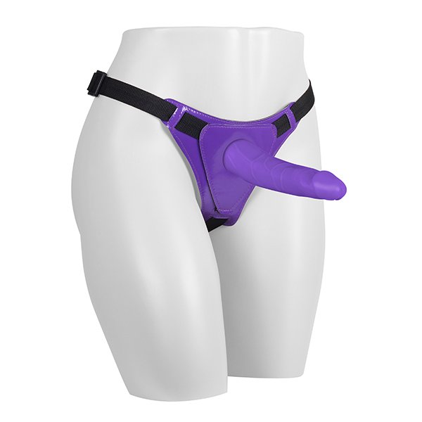 Foto do produto Strap On Vinil Roxa 19x4,5cm